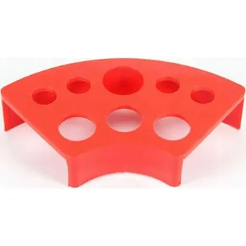 Plastový podtácek pod hrnek s pigmentem, malý, červený