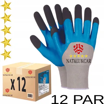 Pracovní rukavice Rukavice INDEX BHP RWNYL Foam velikost 9 - L, 10 párů