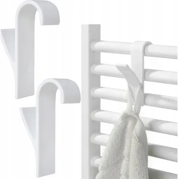 Věšák Háček bez vrtání Martom bílý