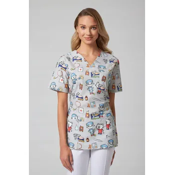 Pánská mikina Mikina zdravotnická Papilio Premium šedá - Kicia Kocia L