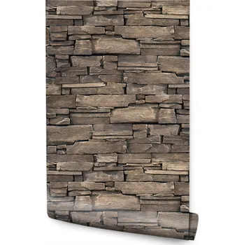 Fototapeta Omyvatelná tapeta imitace cihly, kamene, břidlice, 3D zeď