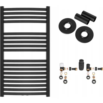 Radiátor Elektrický koupelnový radiátor Invena 446 W 540 x 1000 mm černý