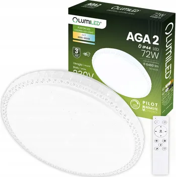 Kulatý Stropní Svítidlo Lumiled 49 x 49 cm bílá