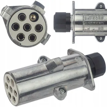 Elektrická zásuvka ZÁSUVKA ZÁSTRČKA 7 PIN TYP S 24V NÁVĚSY PŘÍVĚSY TIR