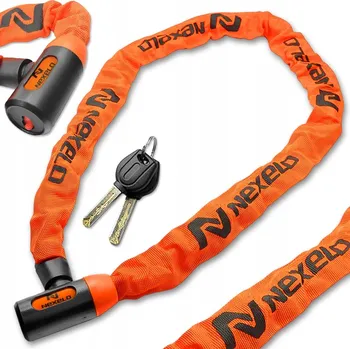 Zámek na kolo Zabezpečení kola řetězem Nexelo L233786NEX