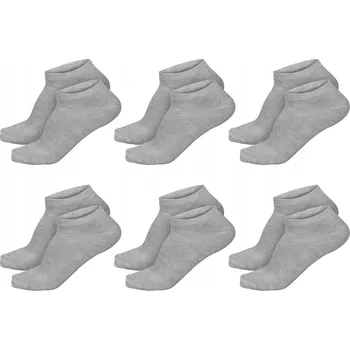 Pánské Kotníkové Ponožky Ponožky 6 párů , šedé, 39-42
