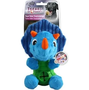 Hračka pro psa Plyšová hračka na pamlsky AFP Treat Hider Treatceratops