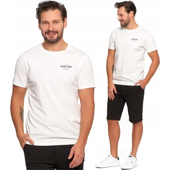 Pánské tričko PÁNSKÉ TRIČKO BAVLNĚNÉ TRIČKO MORAJ S POTISKEM POHODLNÉ KLASICKÉ L