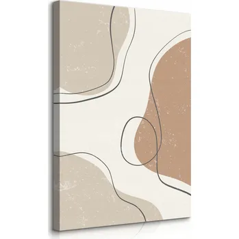 Obraz OBRAZ NA ZEĎ ABSTRAKCE STYL BOHO LINE-ART MINIMALISMUS 40x60