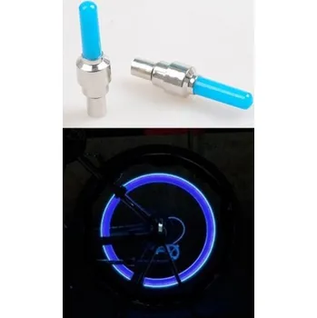 Čepička ventilku led modrá