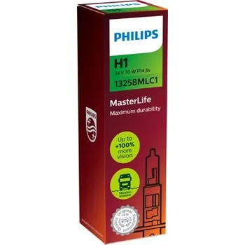 Autodoplněk Žárovka Philips H1, MasterLife 13258MLC1