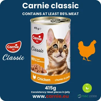 Krmivo pro psa Carnie mokré krmivo krmivo 0,415 kg