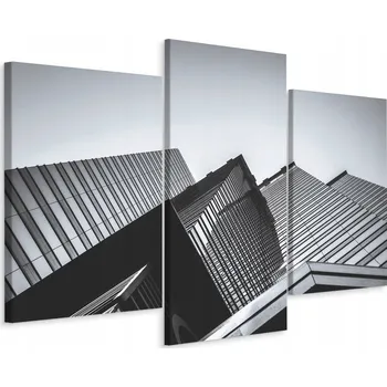 Obraz Obraz Tryptych MRAKODRAPY Pohled Zespodu 60x40
