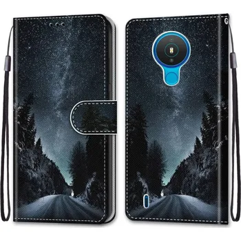 Náhradní kryt pro mobilní telefon VSECHNONAMOBIL 31959 ART Peňaženkový kryt Nokia 1.4 ROAD