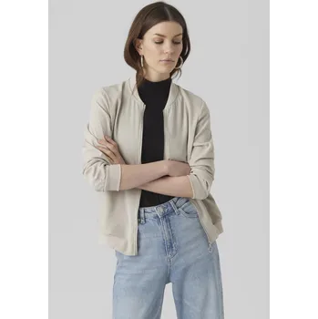Dámská mikina Vero Moda dámský lehký bomber Coco béžový Velikost: XL