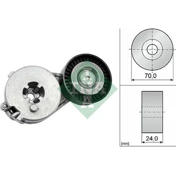 Napínák, žebrovaný klínový řemen Schaeffler INA 534 0333 10