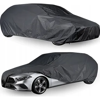 Plachta na motorové vozidlo Obal na auto Krycí Plachta auto hatchback S2 355-380 cm classic černý