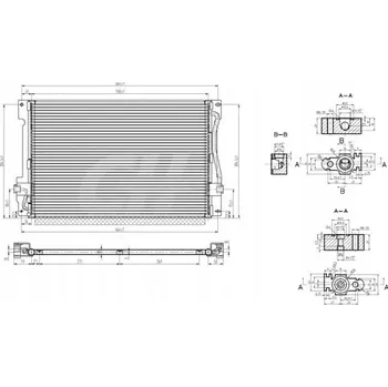 Výparník klimatizace Hart 606 215 Kondenzátor klimatizace