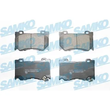 Brzdová destička Sada brzdových destiček, kotoučová brzda SAMKO 5SP2086