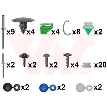 Nárazník Montážní sada, nárazník VAN WEZEL 4371794