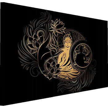 Obraz Obraz Na Plátně Buddha Půlměsíc Slunce 3D 40x30