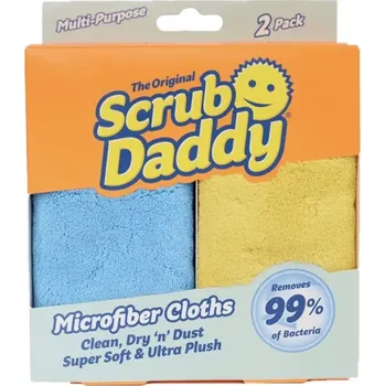 Utěrka Scrub Daddy - Utěrka z mikrovlákna 2 ks v sadě