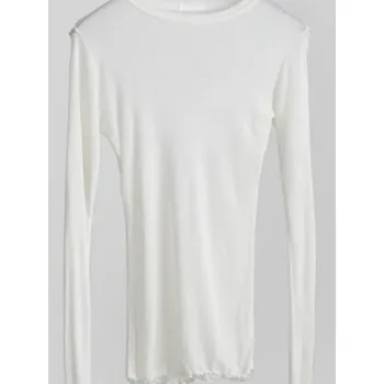 Dámské tričko s dlouhými rukávy Barva: Bílá, Velikost: L