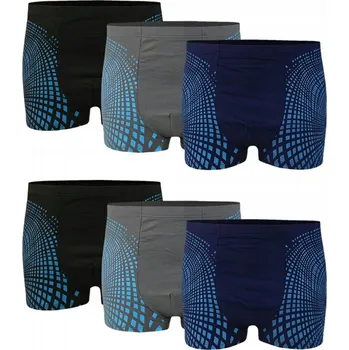 Pánské spodní prádlo Pánské bambusové boxerky 6 kusů velikost XL