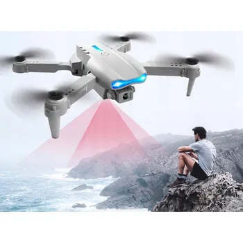 Dron Dron Memfis E99 Pro, dron s kamerami, bateriemi, ovladačem, dosah 200 m, 1800 mAh