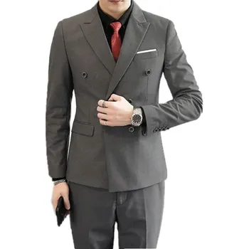 Plesový oblek MC446 Velikost: M, Barva (Varianta): Sada 2 ks tmavě šedá