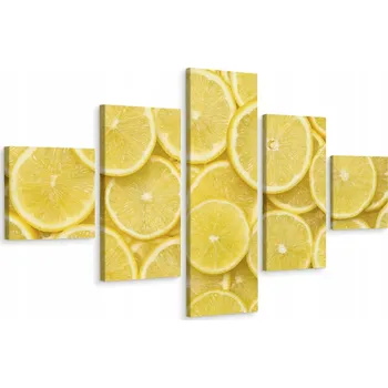 Obraz Vícedílný obraz Zdraví CITRON Jídlo 3D 150x90