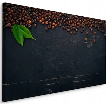 Obraz Obraz do Kuchyně Pražená Kávová Zrna Dřevěná Prkna 3D 30x20