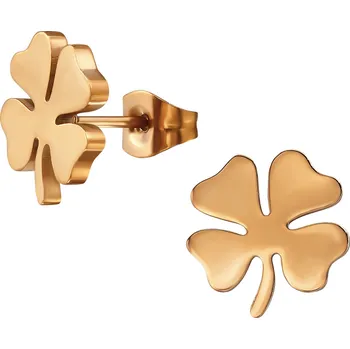 Náušnice Náušnice Čtyřlístky rose gold 3083