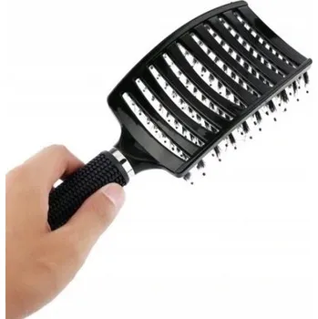 kartáč na vlasy KARTÁČ NA VLASY S KANČÍMI ŠTĚTINAMI ČERNÝ