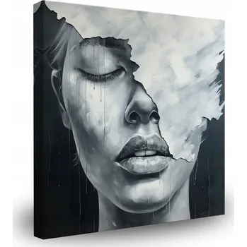 Obraz Obraz do obývacího pokoje Abstraktní PORTRÉT Ženy Moderní styl 40x40