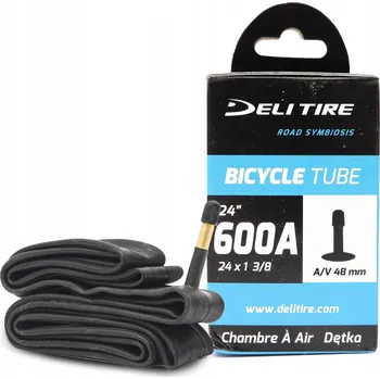 Duše na kolo Duše DELI TIRE 24x1 3/8 600A AV 48mm pro invalidní vozík, kolo