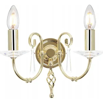 Nástěnné svítidlo Nástěnné svítidlo Elstead Lighting zlaté E14 0 W