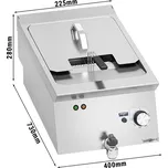 G.Gastro Elektrická fritéza (9 kW) - 10L