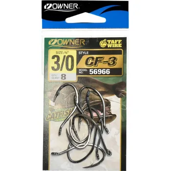 Rybářský háček Háčky na sumce Owner s protihrotem, 8 ks