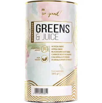 Fitness strava FA - Fitness Authority Fitness Authority Welness Greens & Juice Fruit Punch 360 g Příchuť: citron