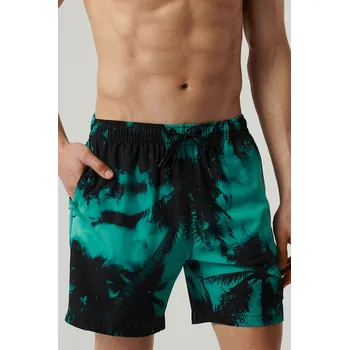 Pánské plavky Pánské plavky Atlantic KMB-227 Barva: Zelená, Velikost: L