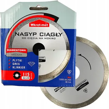 Řezný kotouč Diamantový kotouč Wkręt-met TDP-115M 115x22,2 mm
