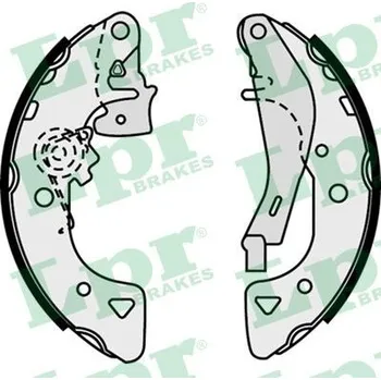 Auto-moto Sada brzdových čelistí AP-LPR 07540