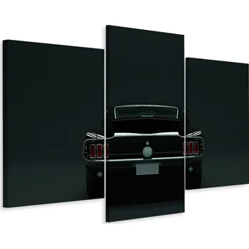 Obraz Obraz Triptych Muscle Car Retro Styl, 60x40 cm