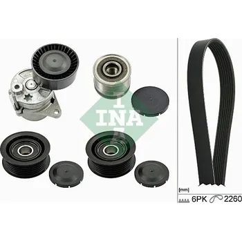 Sada žebrovaných klínových řemenů Schaeffler INA 529 0115 22