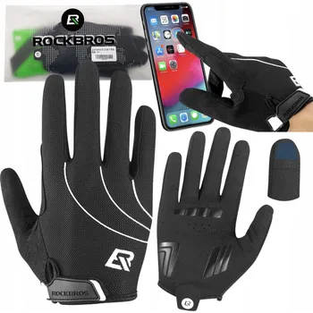 Cyklistické rukavice Cyklistické rukavice Rockbros XXL černé