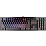 A4tech Bloody B820RS mechanická RGB herní klávesnice, USB, CZ, Red switch