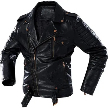 Moto bunda Pánská kožená bunda ND124 Barva: Černá, Velikost: M