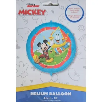 Balónek Fóliový balónek kulatý MICKEY 46 cm k nafouknutí heliem Decorata Party