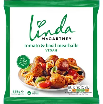 Hotové jídlo Linda McCartney's Veganské ochucené kuličky, mražené (15 ks)